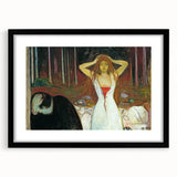 Expressionist Art: "Ashes" Abstract Modern Expressionism Wall Decor