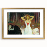 Expressionist Art: "Ashes" Abstract Modern Expressionism Wall Decor