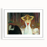 Expressionist Art: "Ashes" Abstract Modern Expressionism Wall Decor