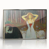 Expressionist Art: "Ashes" Abstract Modern Expressionism Wall Decor