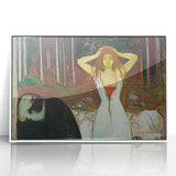 Expressionist Art: "Ashes" Abstract Modern Expressionism Wall Decor