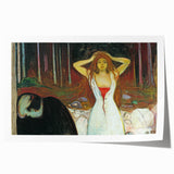 Expressionist Art: "Ashes" Abstract Modern Expressionism Wall Decor