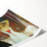 Expressionist Art: "Ashes" Abstract Modern Expressionism Wall Decor