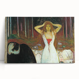 Expressionist Art: "Ashes" Abstract Modern Expressionism Wall Decor