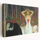 Expressionist Art: "Ashes" Abstract Modern Expressionism Wall Decor