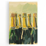 Large black and white stretched canvas featuring assorted kitchen utensils, ideal for kitchen wall art.