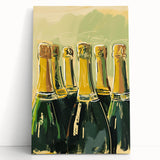 Large black and white stretched canvas featuring assorted kitchen utensils, ideal for kitchen wall art.