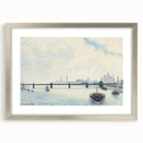 Impressionist London Scene - Pissarro's Charing Cross Bridge Print