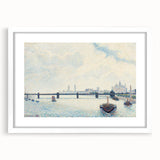 Impressionist London Scene - Pissarro's Charing Cross Bridge Print