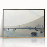 Impressionist London Scene - Pissarro's Charing Cross Bridge Print