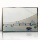 Impressionist London Scene - Pissarro's Charing Cross Bridge Print
