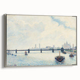 Impressionist London Scene - Pissarro's Charing Cross Bridge Print