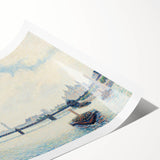 Impressionist London Scene - Pissarro's Charing Cross Bridge Print