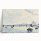 Impressionist London Scene - Pissarro's Charing Cross Bridge Print
