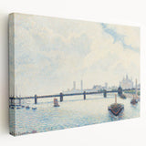 Impressionist London Scene - Pissarro's Charing Cross Bridge Print