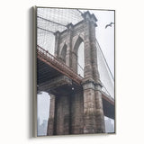 Framed landscape canvas art depicting a serene bridge scene with silver accents, showcasing intricate details and vibrant colors, perfect for home decor.