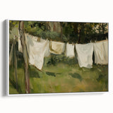 Framed landscape canvas print showcasing a serene white side view, ideal for modern home decor. Perfect for adding elegance to living spaces.