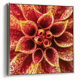 Landscape painting of a field with vivid flowers on framed canvas, ideal for living room decor.