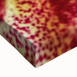 Black and white landscape art painting on stretched canvas, featuring a close-up of florals, ideal for bedroom wall art.