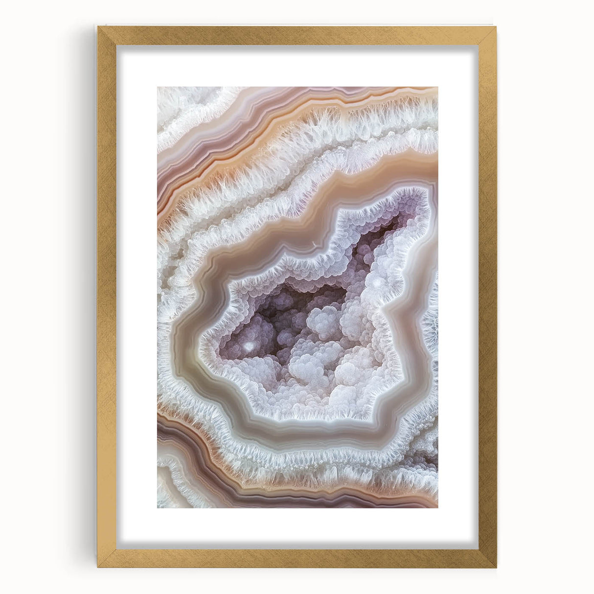 Textured abstract art print in earth tones, framed in gold, ideal for extra large wall art in living rooms.