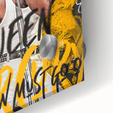 Freddie Mercury Pop Art Wall Art - Vibrant Queen Canvas Print