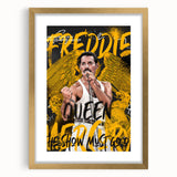 Freddie Mercury Pop Art Wall Art - Vibrant Queen Canvas Print