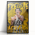 Freddie Mercury Pop Art Wall Art - Vibrant Queen Canvas Print