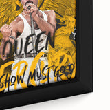 Freddie Mercury Pop Art Wall Art - Vibrant Queen Canvas Print