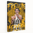 Freddie Mercury Pop Art Wall Art - Vibrant Queen Canvas Print