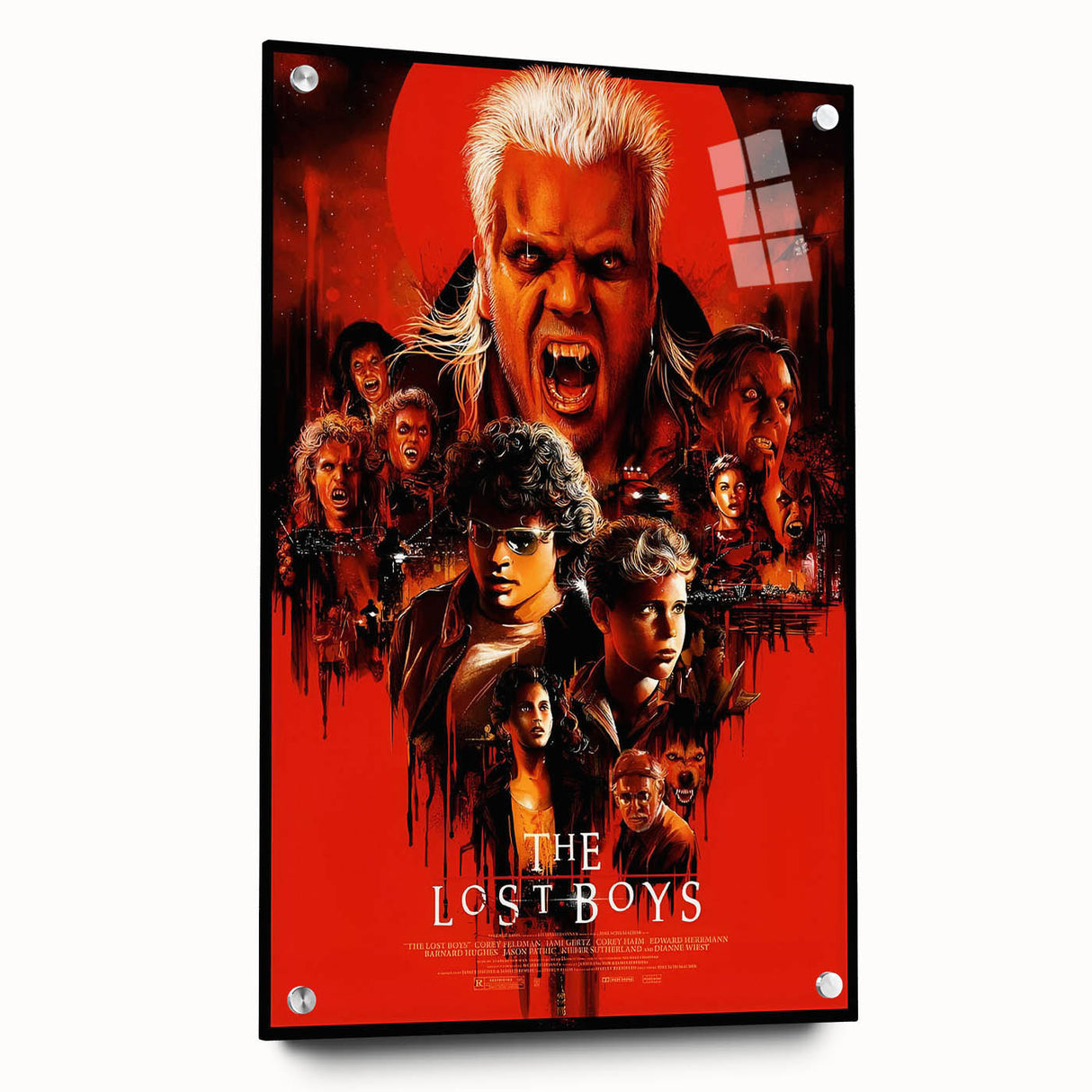 Retro Lost Boys Poster Art - Vintage 80s Horror Comedy Movie Prints