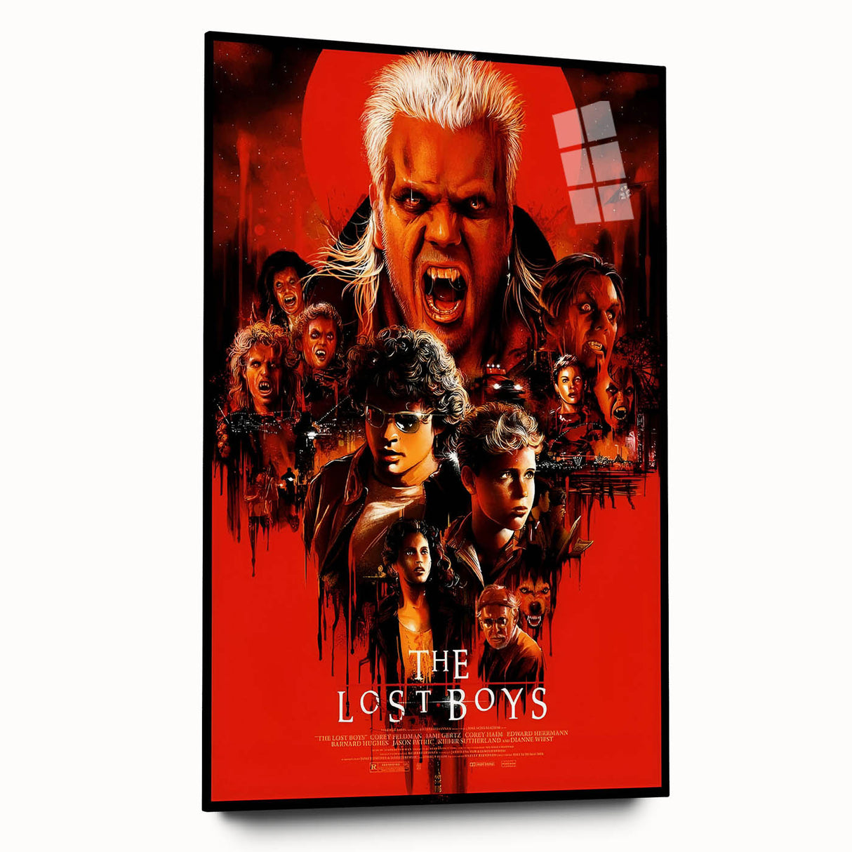 Retro Lost Boys Poster Art - Vintage 80s Horror Comedy Movie Prints