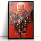 Retro Lost Boys Poster Art - Vintage 80s Horror Comedy Movie Prints
