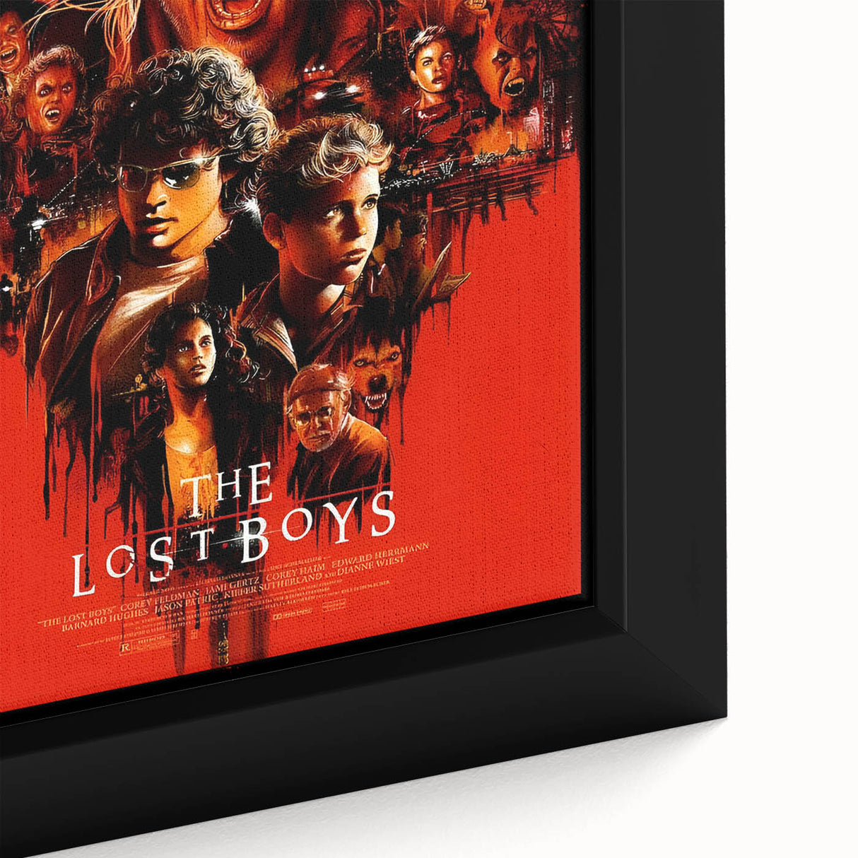 Retro Lost Boys Poster Art - Vintage 80s Horror Comedy Movie Prints