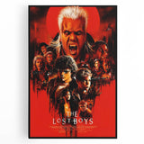 Retro Lost Boys Poster Art - Vintage 80s Horror Comedy Movie Prints