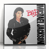Michael Jackson Bad Retro Wall Art – Vintage Canvas Print