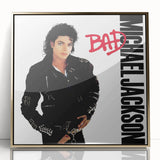Michael Jackson Bad Retro Wall Art – Vintage Canvas Print