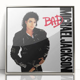Michael Jackson Bad Retro Wall Art – Vintage Canvas Print