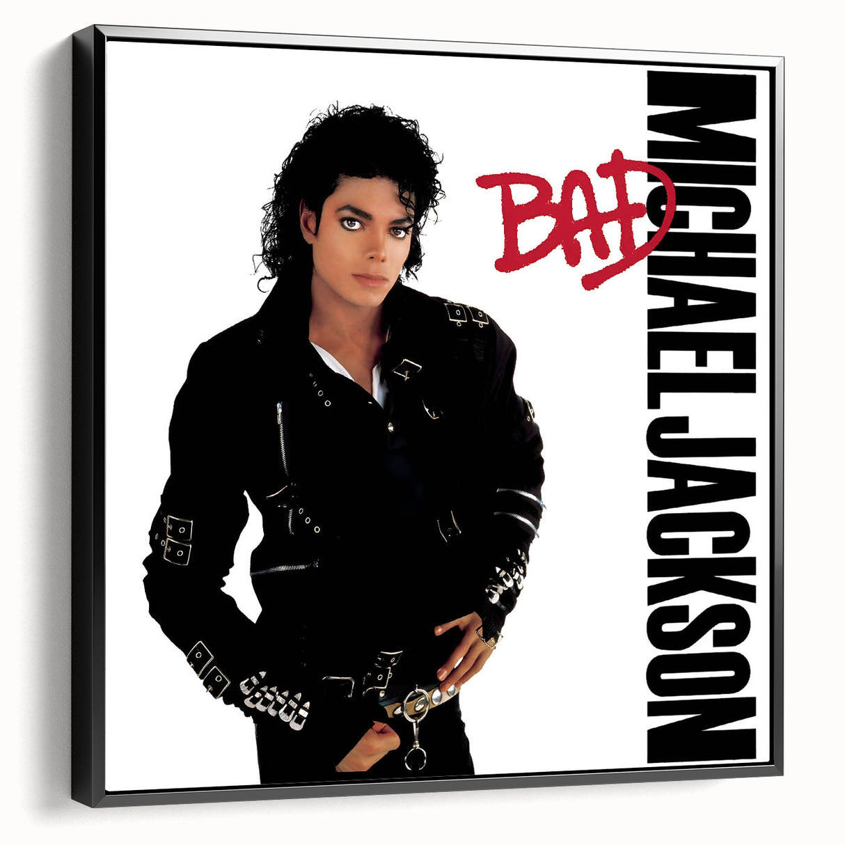 Michael Jackson Bad Retro Wall Art – Vintage Canvas Print