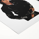 Michael Jackson Bad Retro Wall Art – Vintage Canvas Print