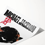 Michael Jackson Bad Retro Wall Art – Vintage Canvas Print