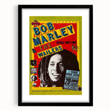 Vintage Bob Marley & The Wailers Concert Poster - Retro Music Art