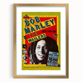 Vintage Bob Marley & The Wailers Concert Poster - Retro Music Art