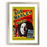 Vintage Bob Marley & The Wailers Concert Poster - Retro Music Art