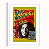 Vintage Bob Marley & The Wailers Concert Poster - Retro Music Art