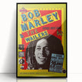 Vintage Bob Marley & The Wailers Concert Poster - Retro Music Art