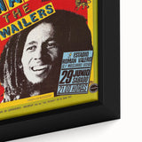 Vintage Bob Marley & The Wailers Concert Poster - Retro Music Art