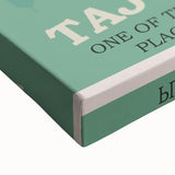 Taj Mahal Retro Travel Poster | Vintage India Art Prints