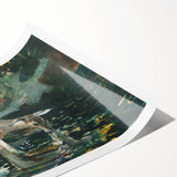 Serene Realism Nature Scene | Deer Drinking by Winslow Homer Art Print