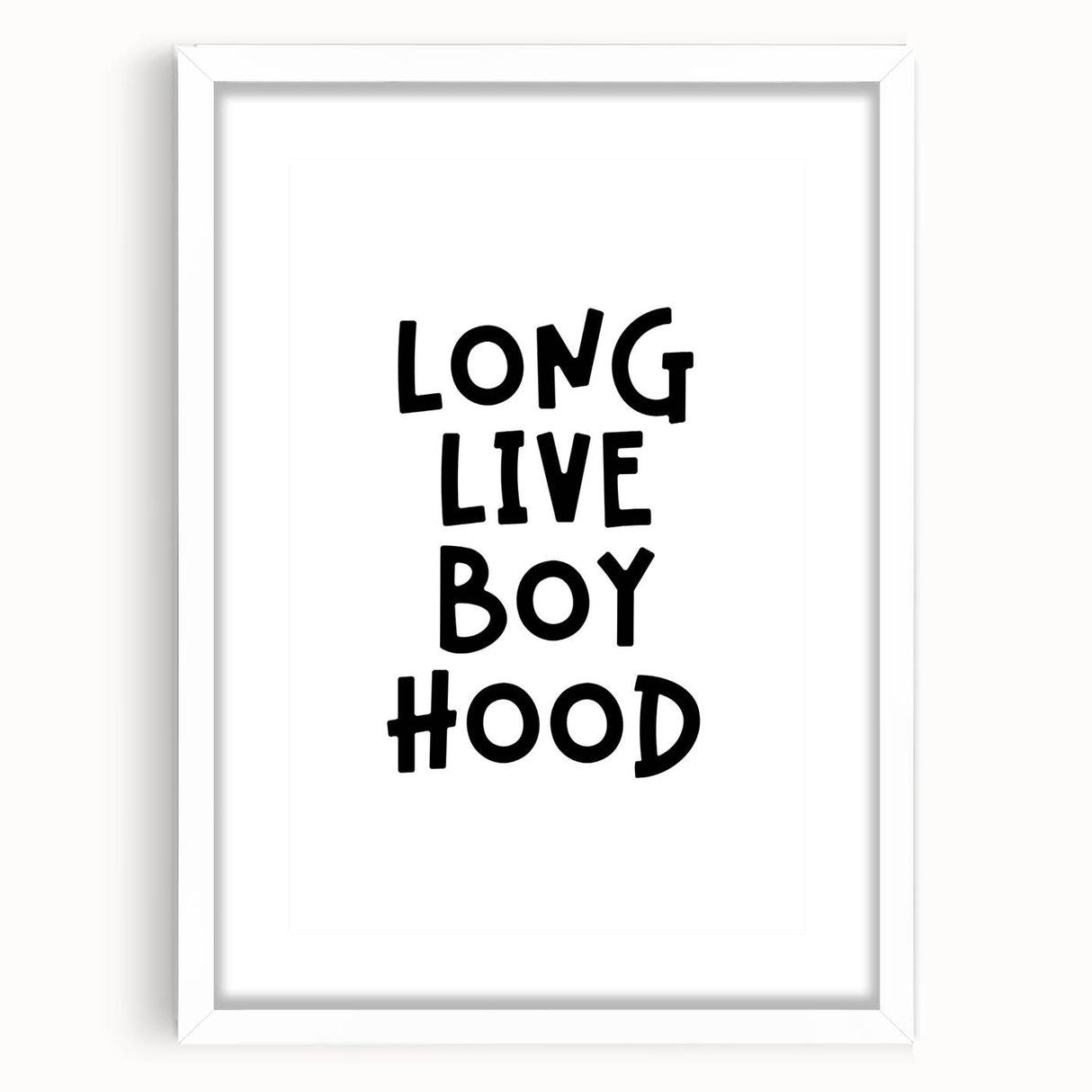 Long Live Boyhood - Boys Room Wall Art Kids Wall Art Prints