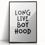 Long Live Boyhood - Boys Room Wall Art Kids Wall Art Prints